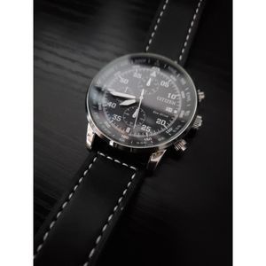🔥BRAND NEW Citizen Eco-Drive Chronograph Men's‎ Aviator Watch CA0695-17E